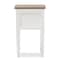 Baxton Studio Dauphine Oak and White Wash Distressed Finish Wood Nightstand 137-7575 - alternate 6